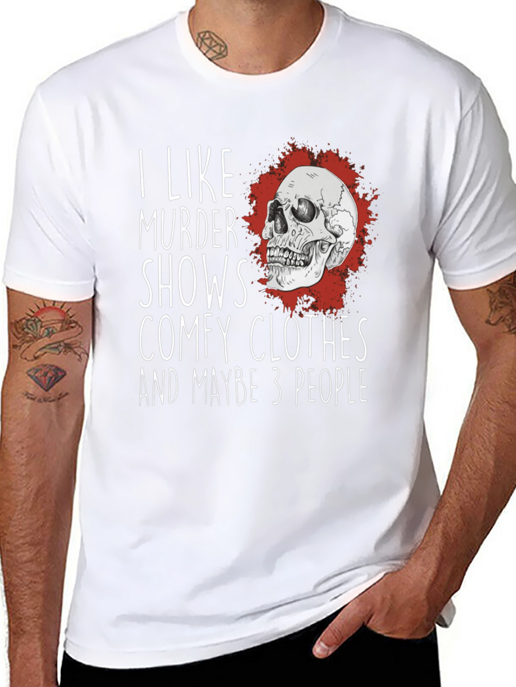 I Like Murder Shows Comfy Clothes T-Shirt