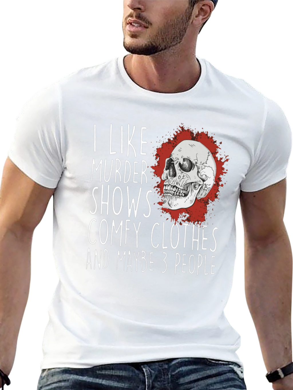 I Like Murder Shows Comfy Clothes T-Shirt