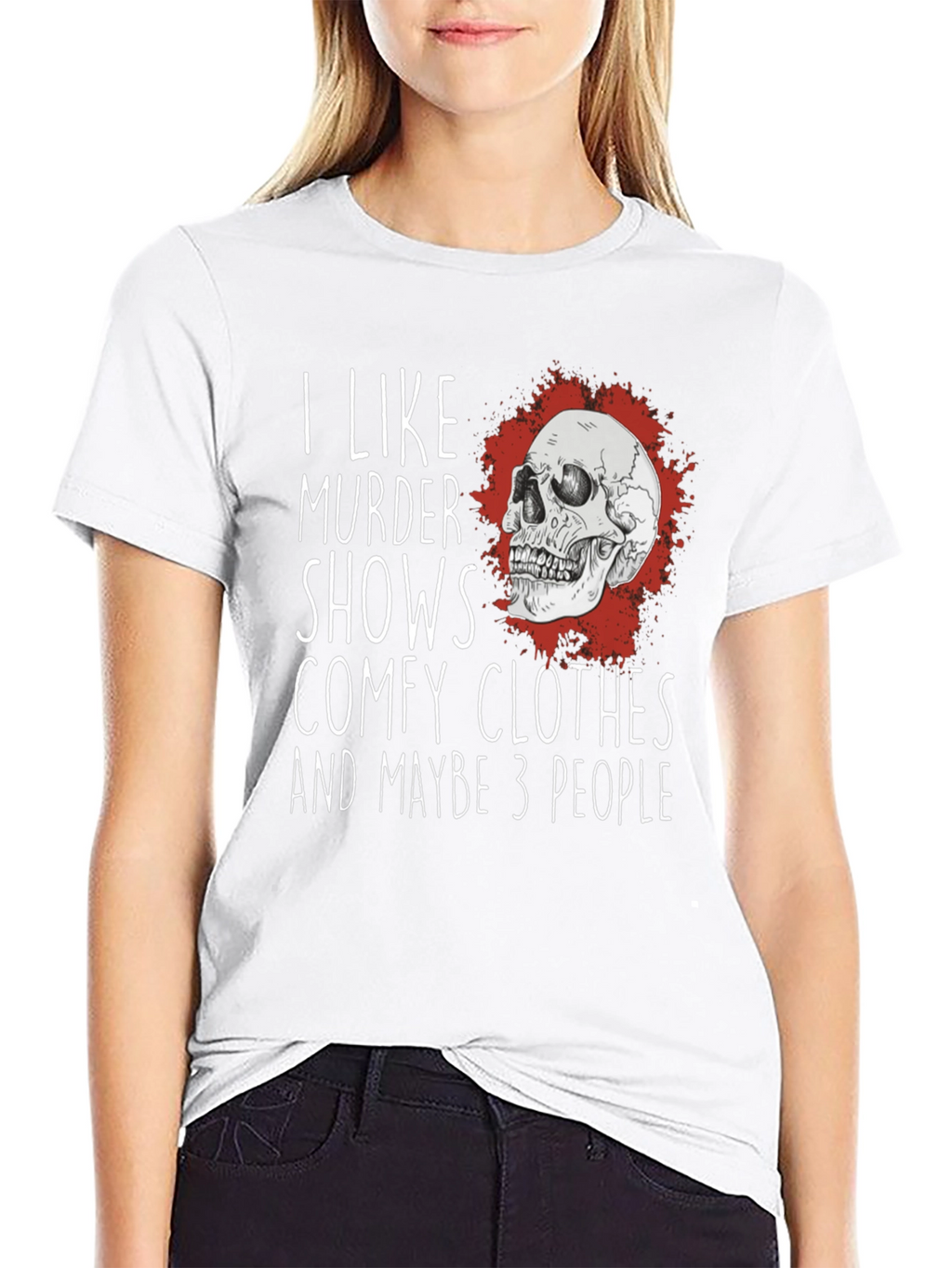 I Like Murder Shows Comfy Clothes T-Shirt