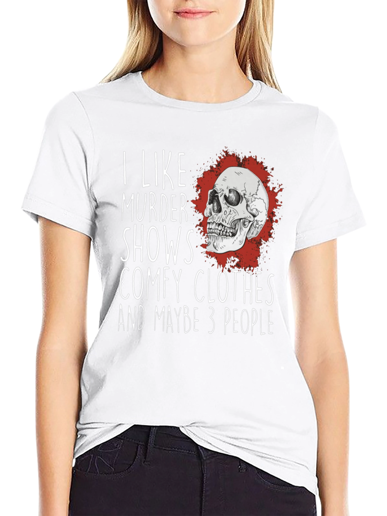 I Like Murder Shows Comfy Clothes T-Shirt