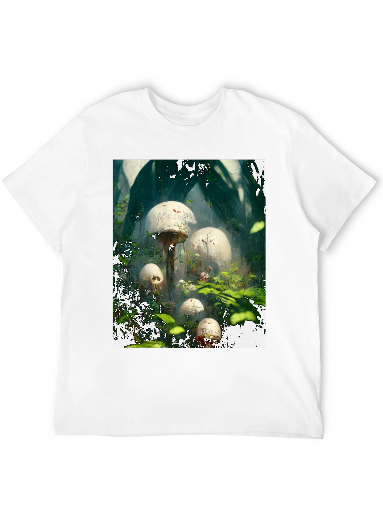 Mushroom Skull Forest Tee