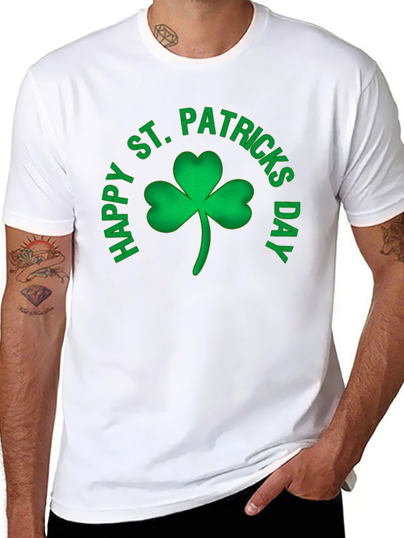 St. Patricks Day Shamrock Graphic Tee