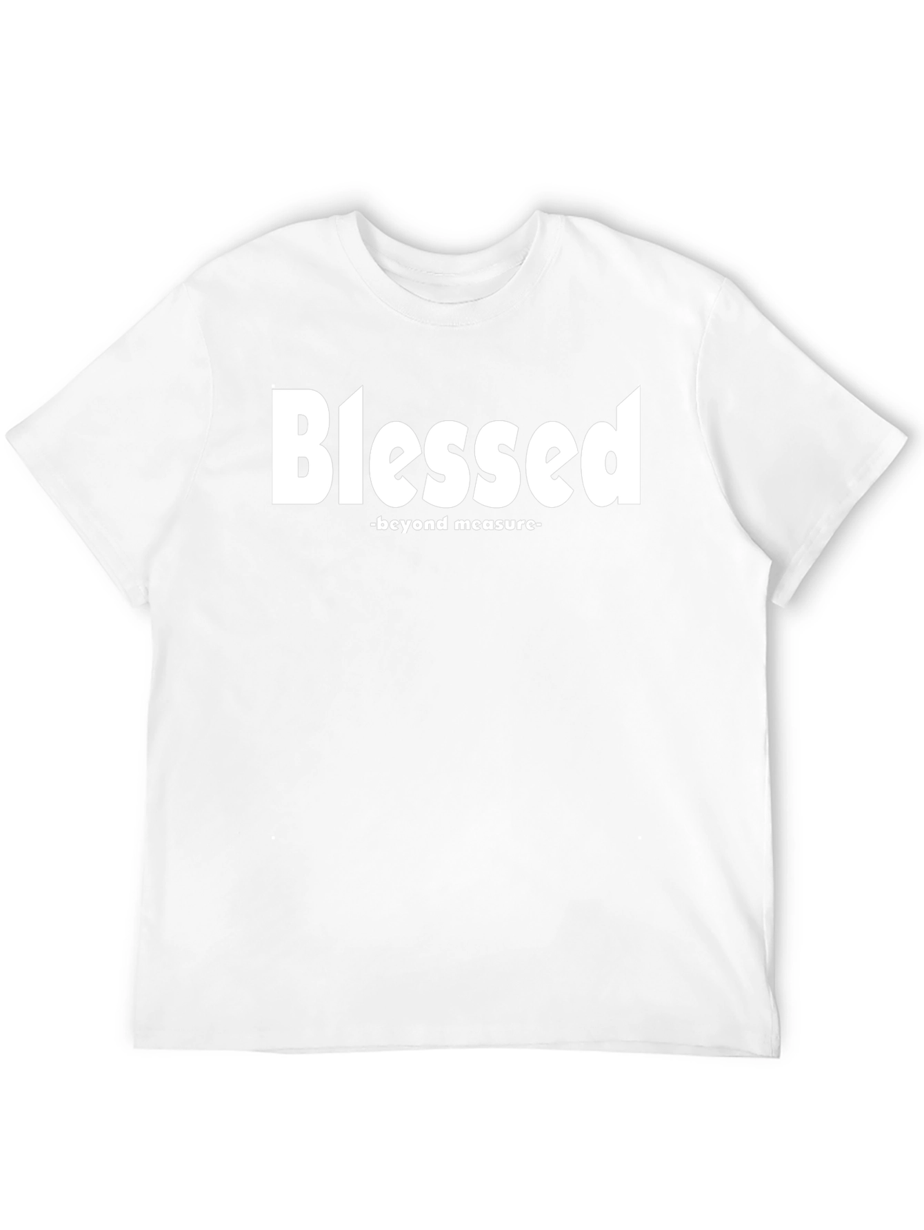 Blessed Beyond Measure Black Graphic T-Shirt