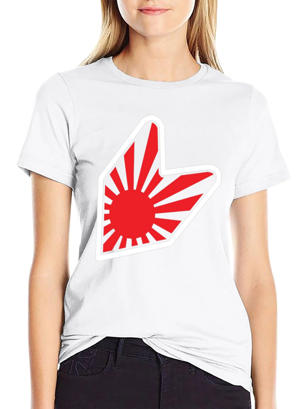 Red Sun Arrow Graphic T-Shirt