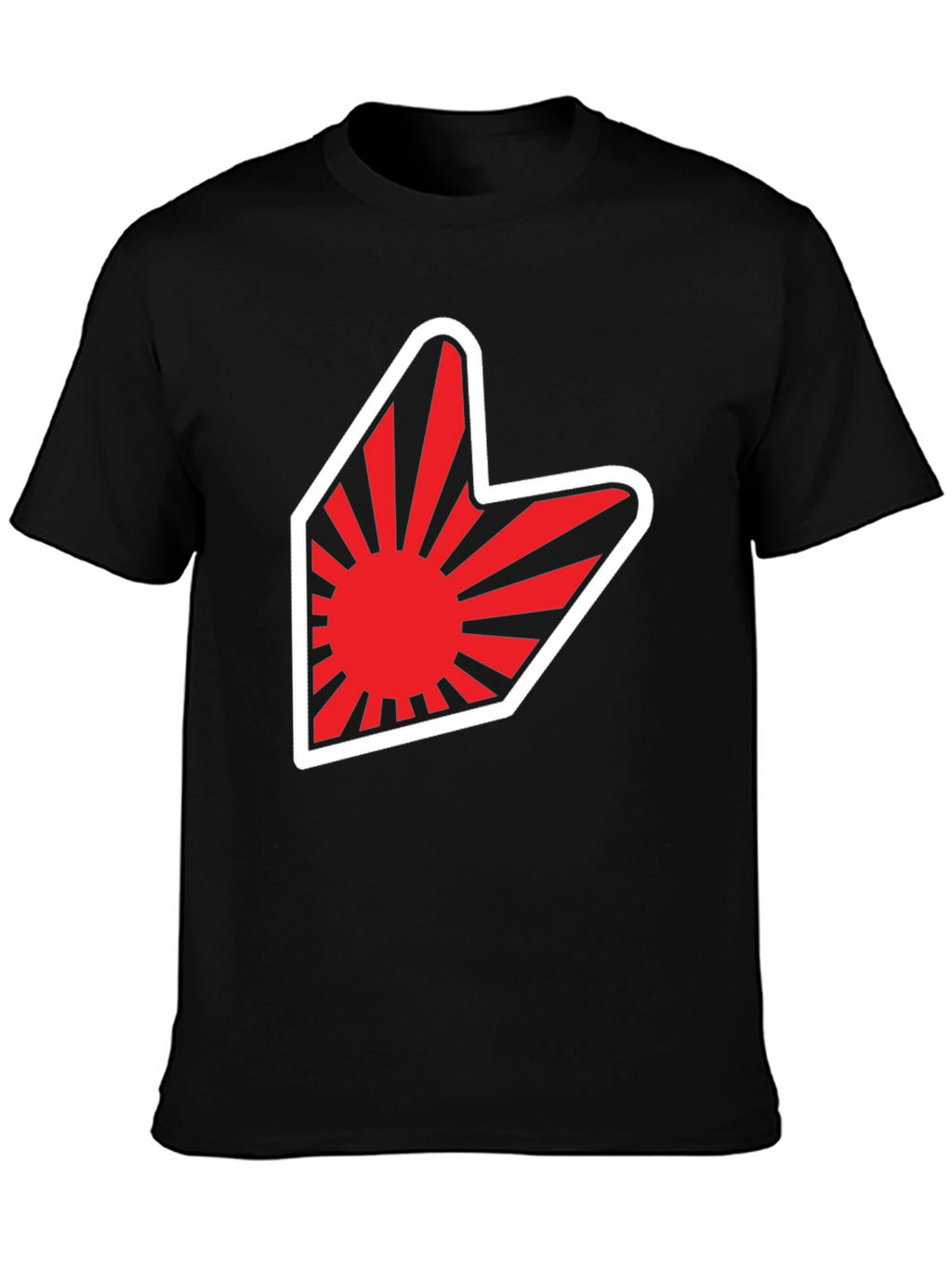 Red Sun Arrow Graphic T-Shirt