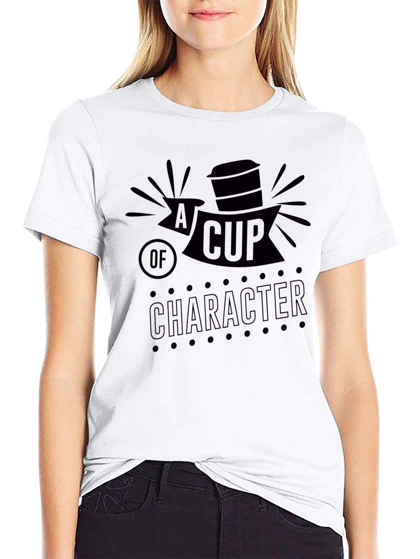 A Cup of Character Graphic T-Shirt