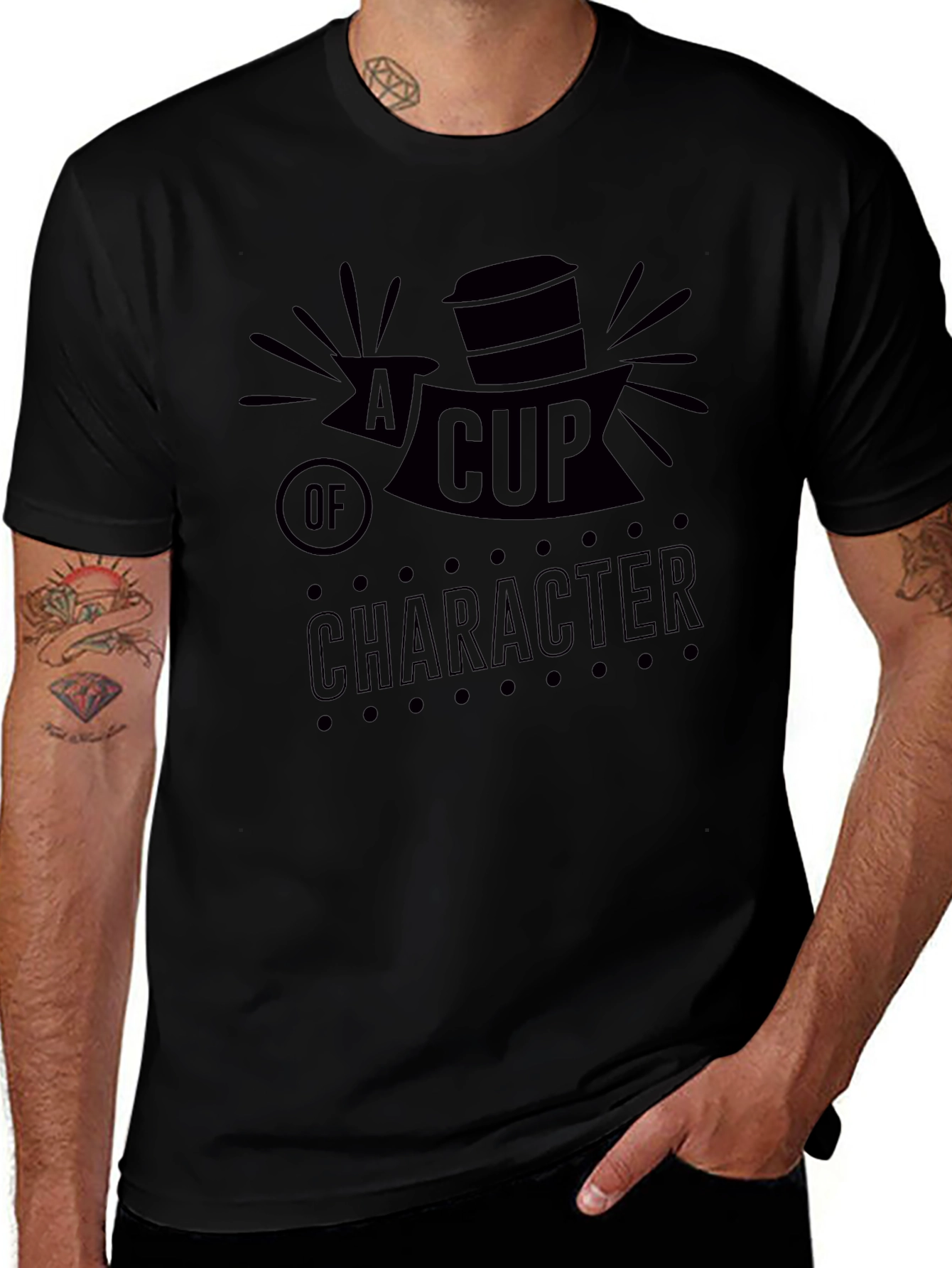 A Cup of Character Graphic T-Shirt