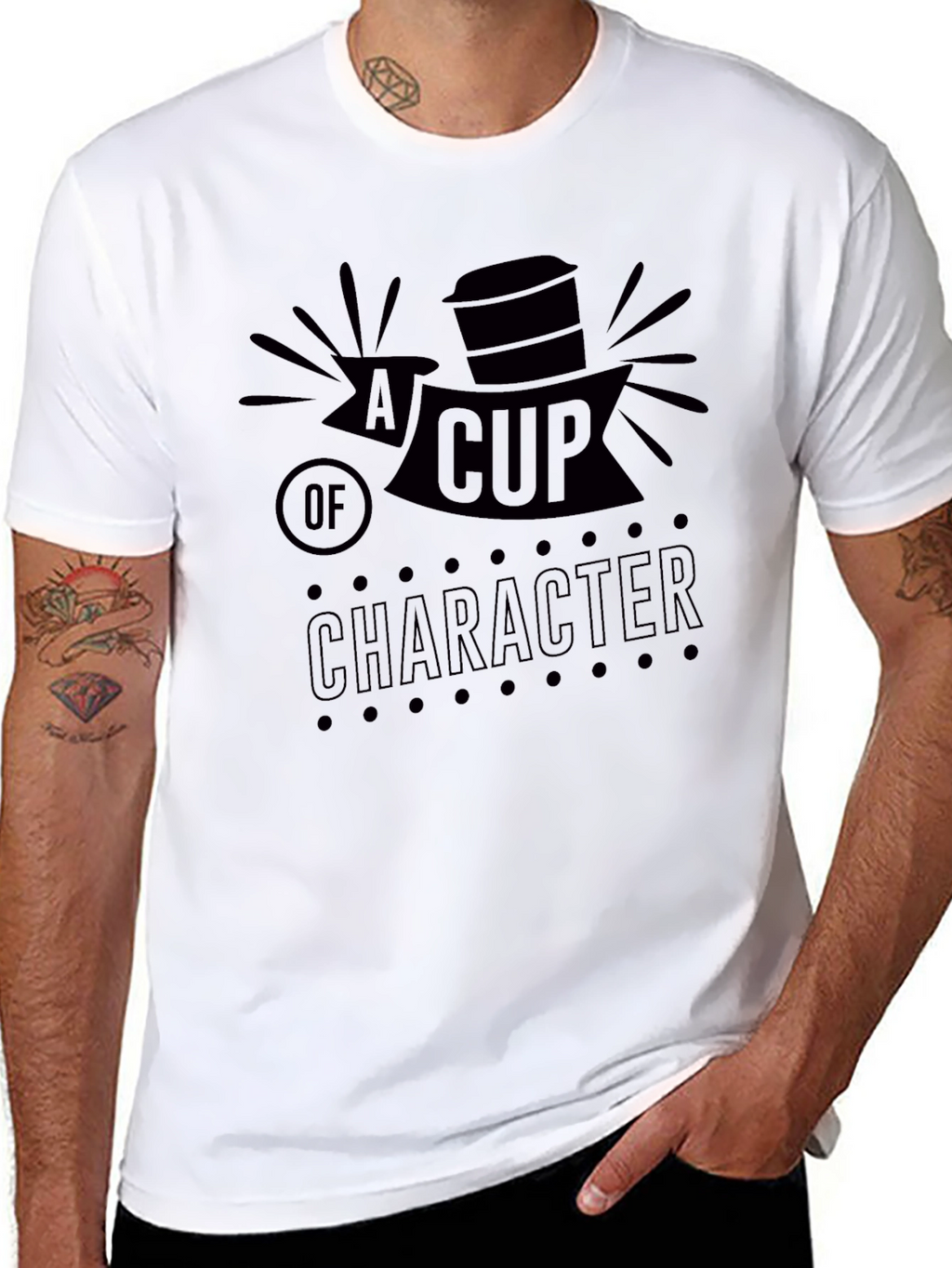 A Cup of Character Graphic T-Shirt
