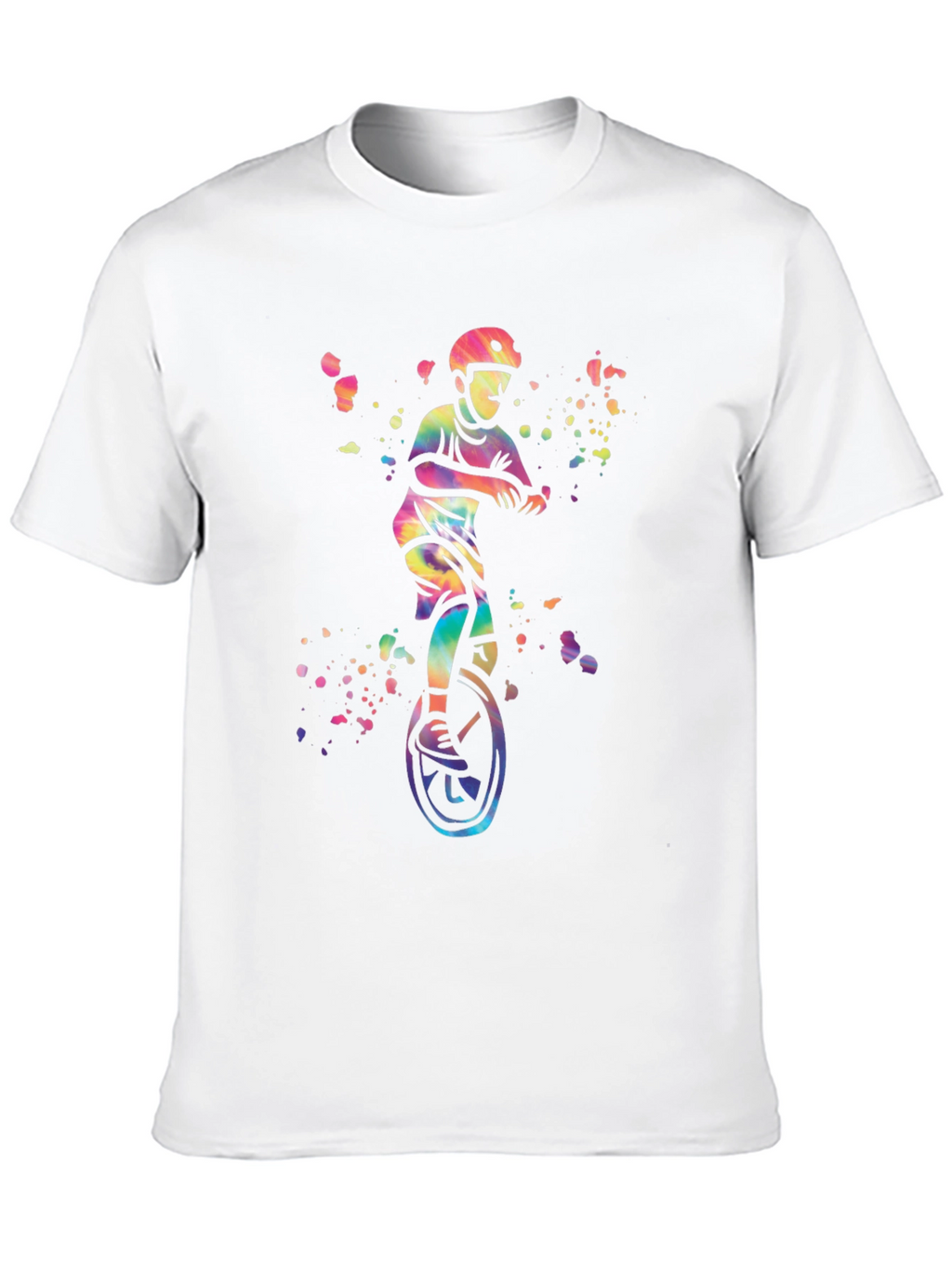 Unicycle Watercolor Graphic Tee