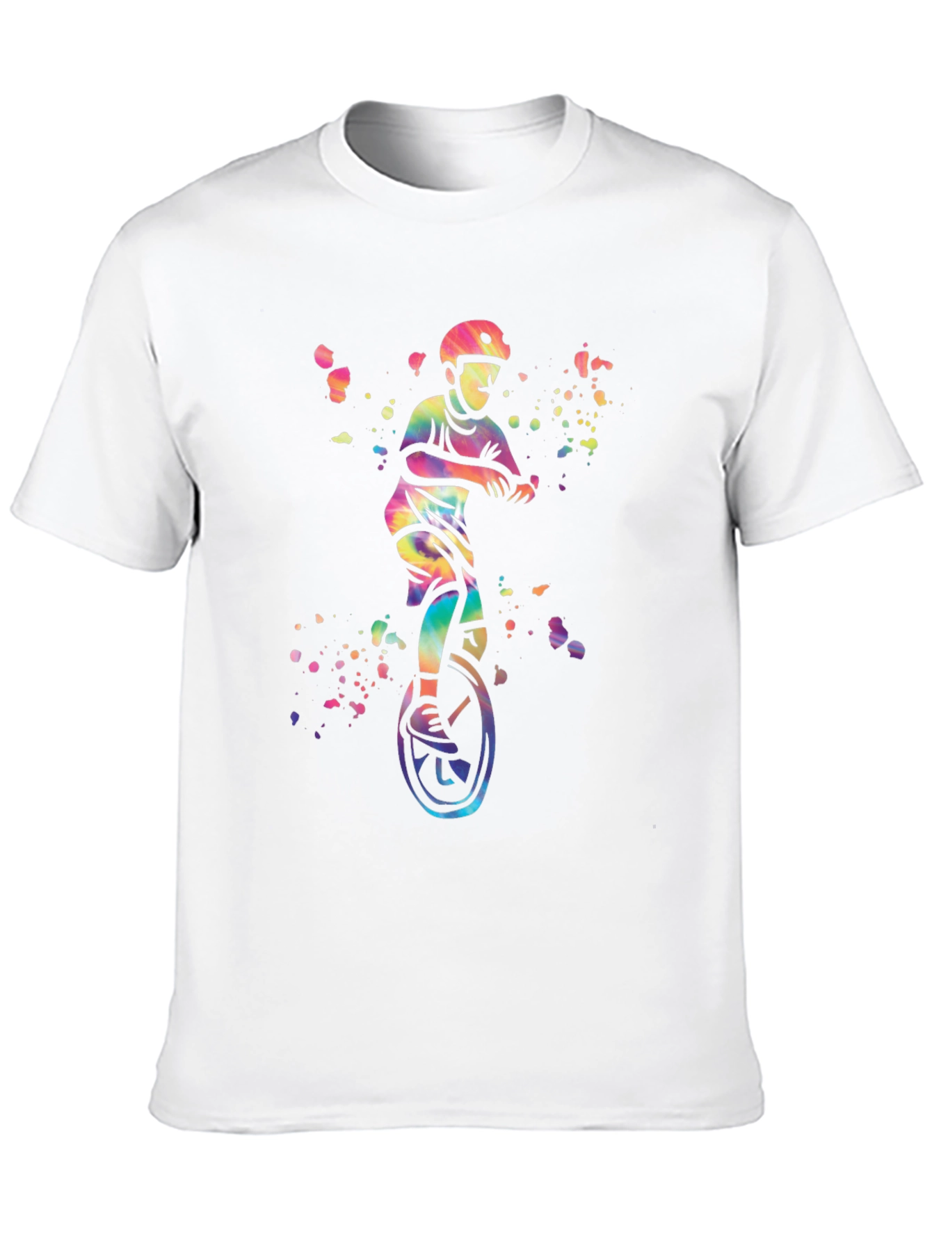 Unicycle Watercolor Graphic Tee