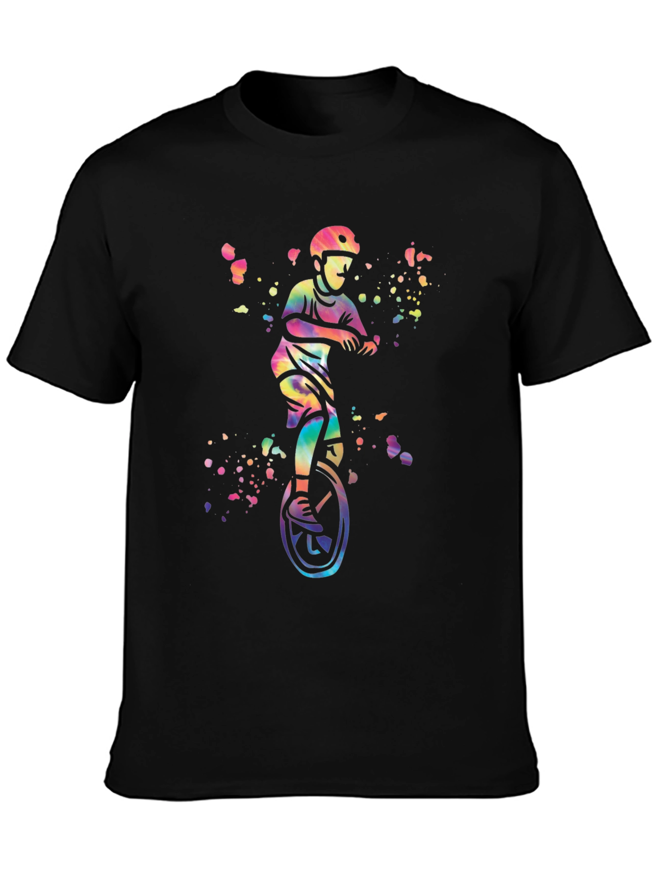 Unicycle Watercolor Graphic Tee
