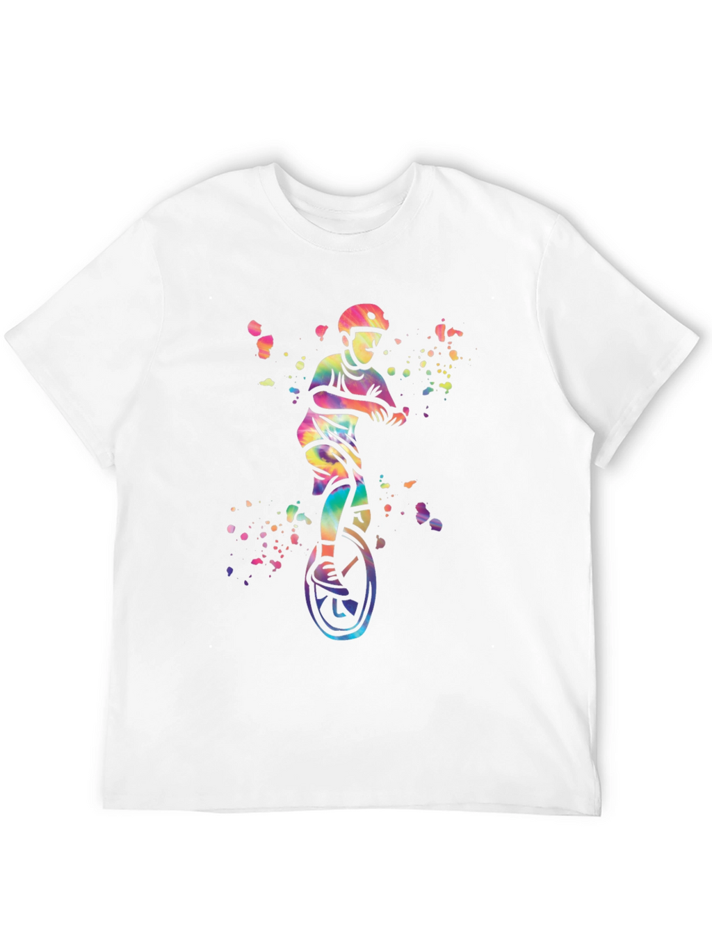 Unicycle Watercolor Graphic Tee
