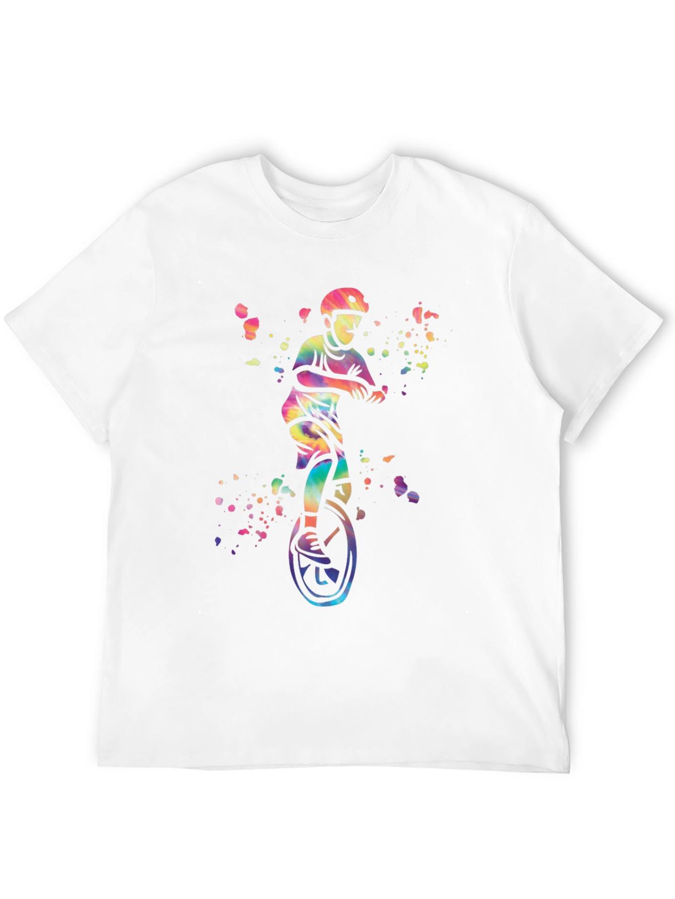 Unicycle Watercolor Graphic Tee