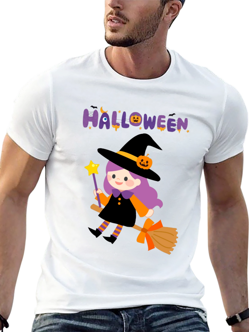 Halloween Witch T-Shirt - Spooky Season Apparel
