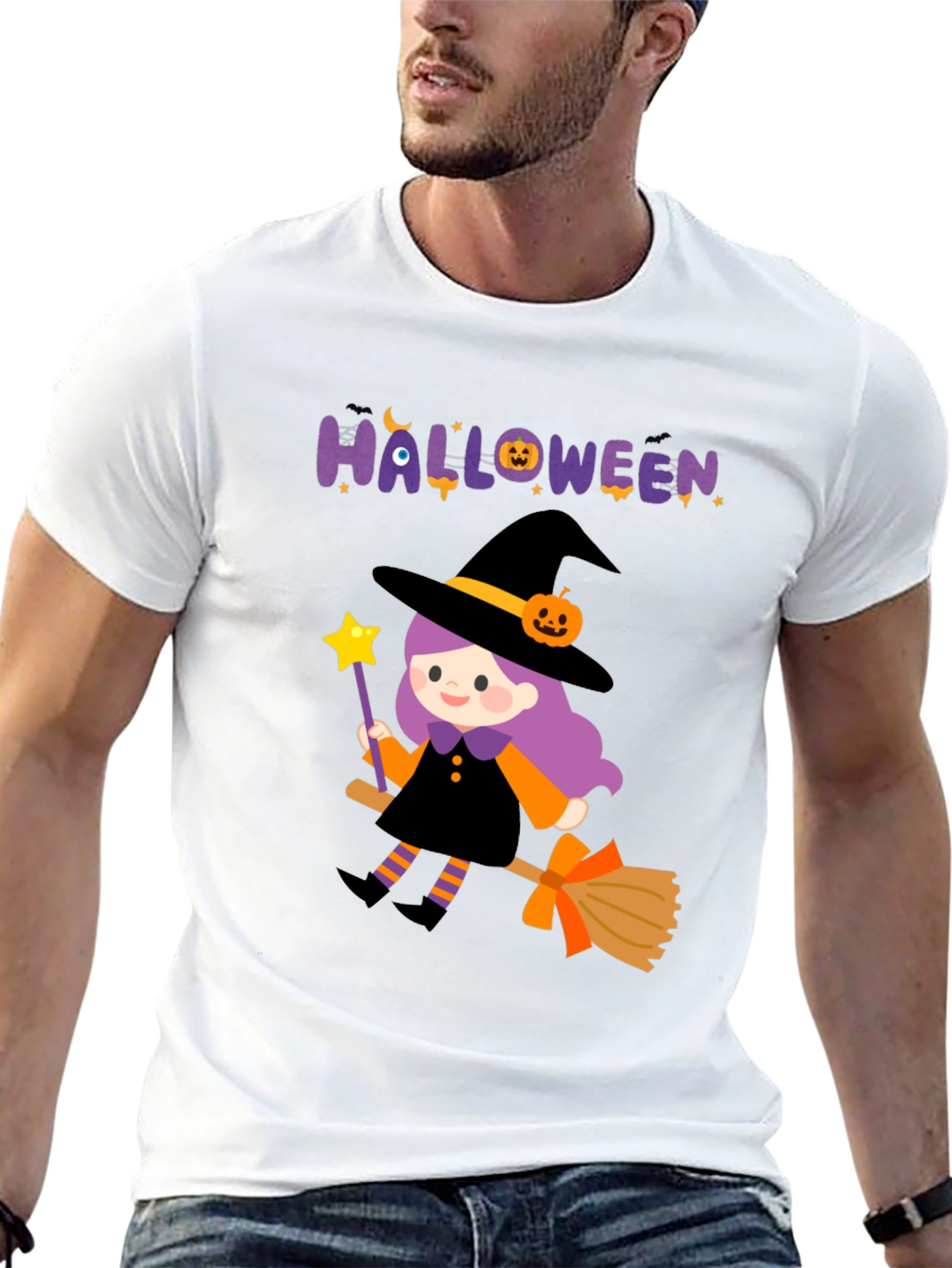 Halloween Witch T-Shirt - Spooky Season Apparel