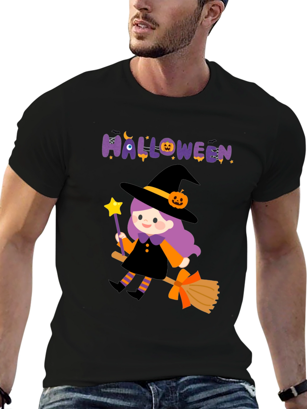 Halloween Witch T-Shirt - Spooky Season Apparel