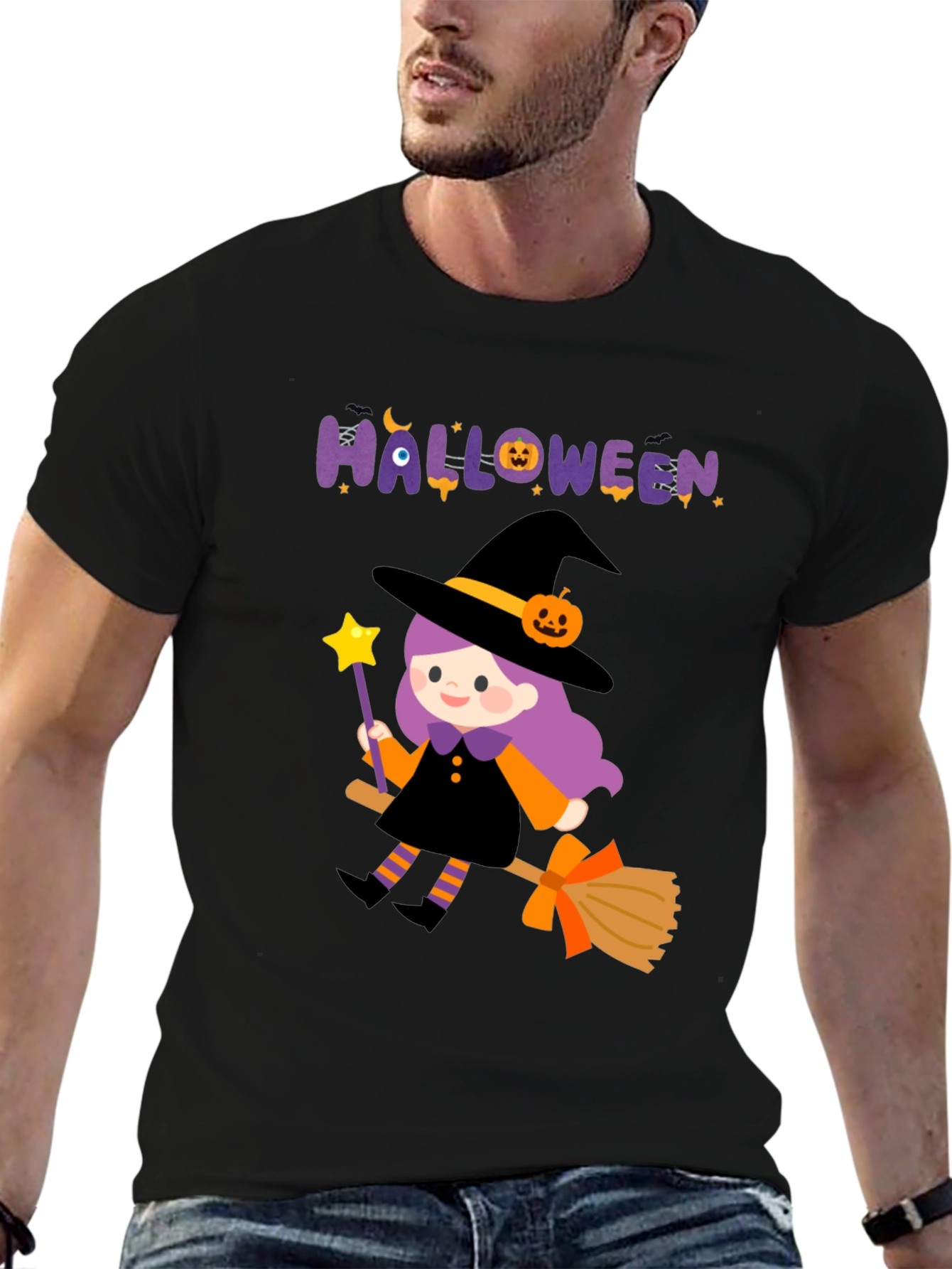 Halloween Witch T-Shirt - Spooky Season Apparel