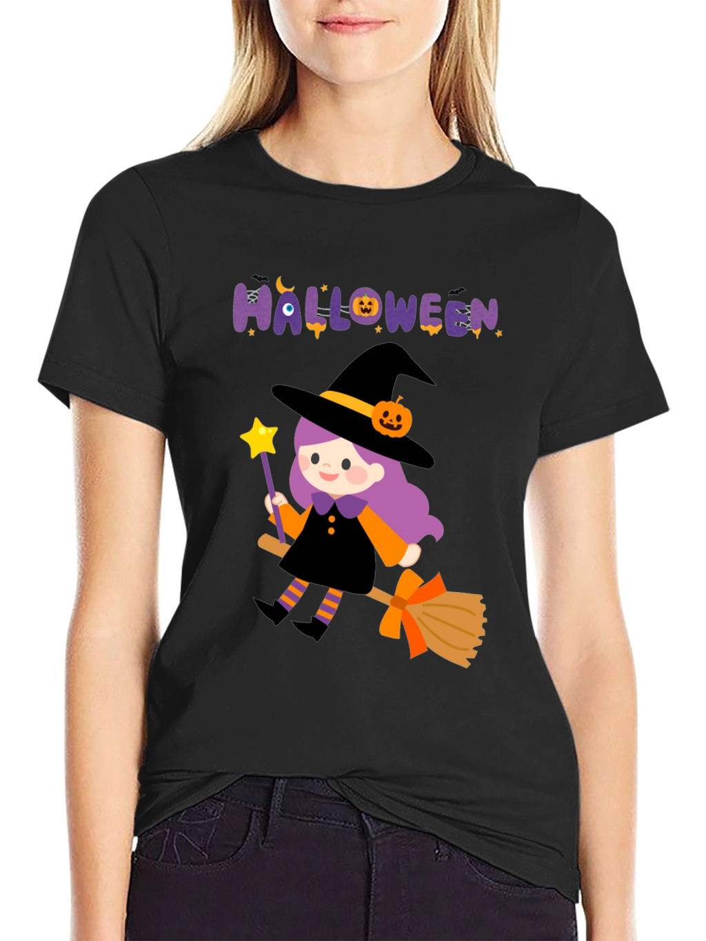 Halloween Witch T-Shirt - Spooky Season Apparel