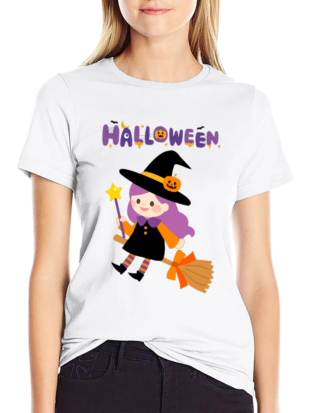 Halloween Witch T-Shirt - Spooky Season Apparel