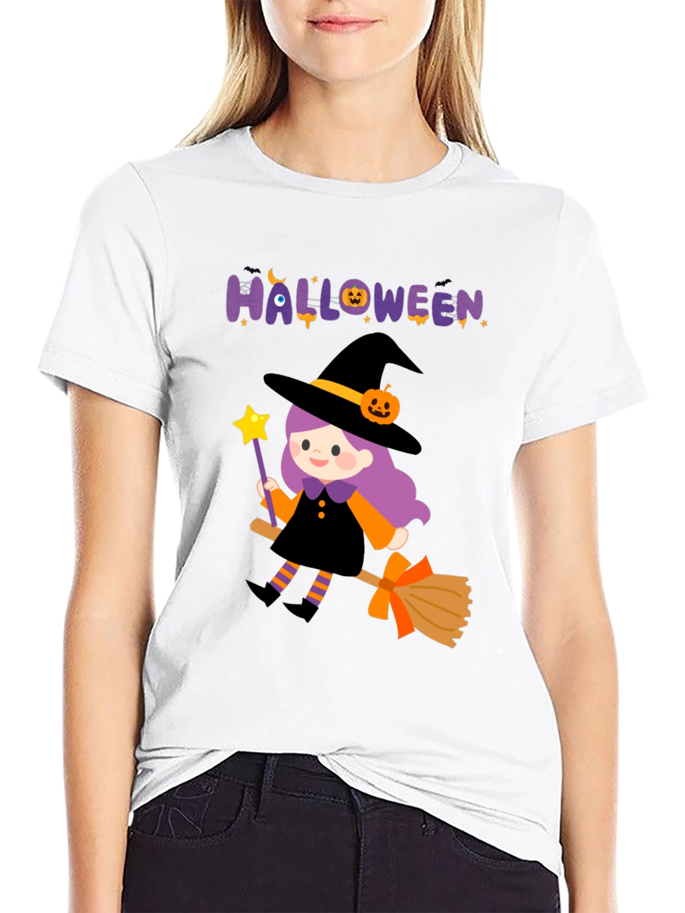 Halloween Witch T-Shirt - Spooky Season Apparel