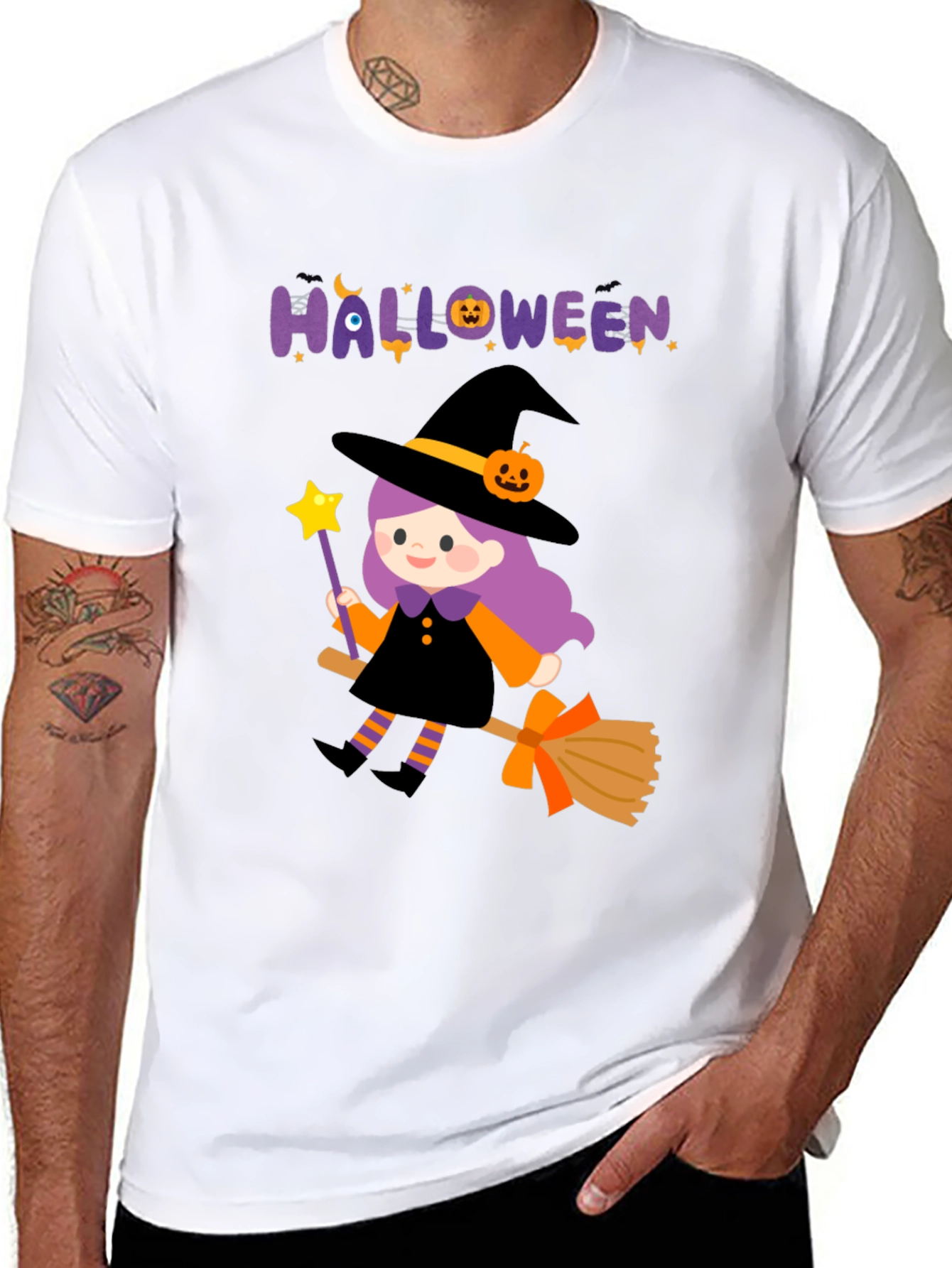Halloween Witch T-Shirt - Spooky Season Apparel