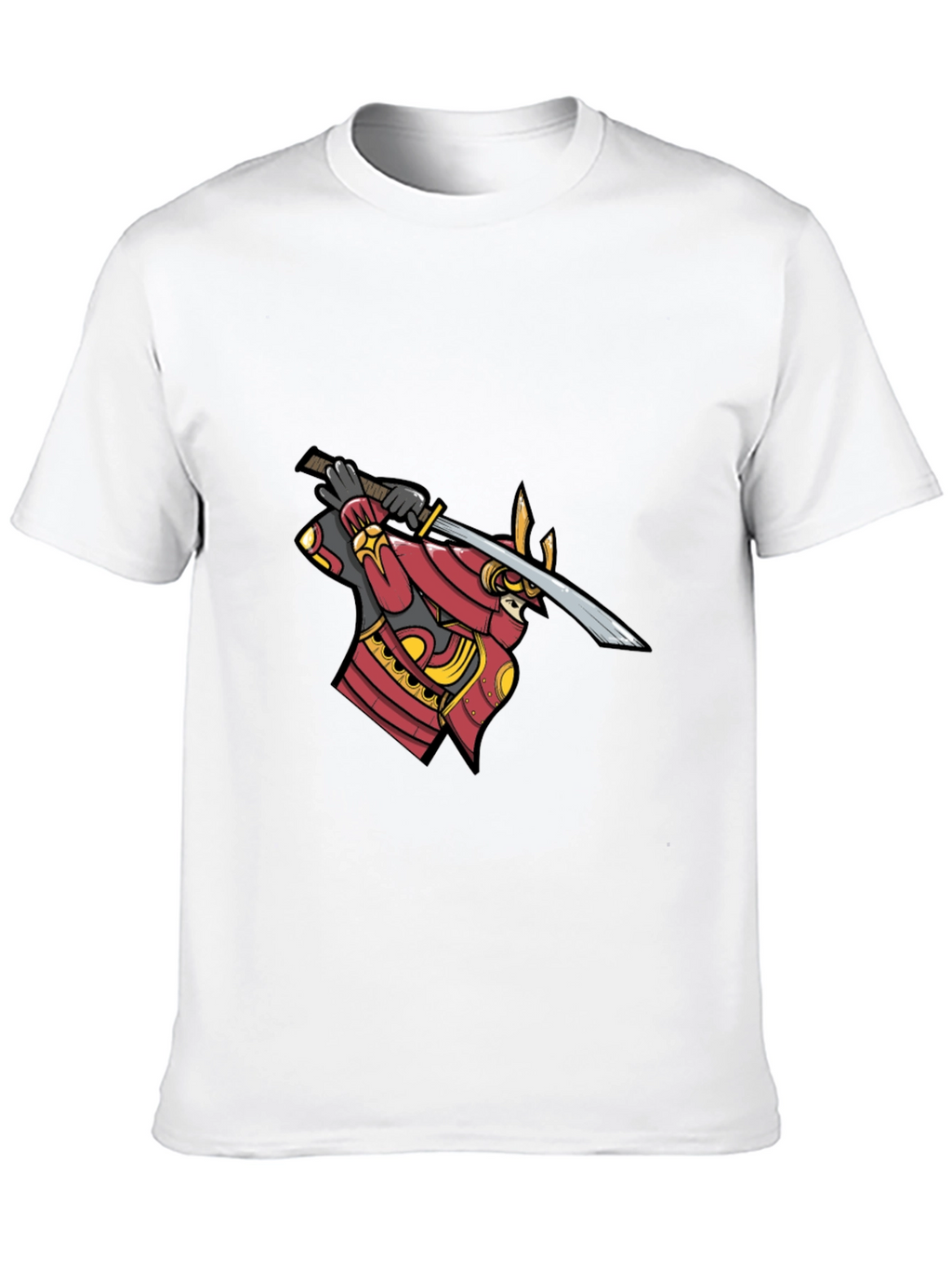 Samurai Warrior Graphic Black T-Shirt