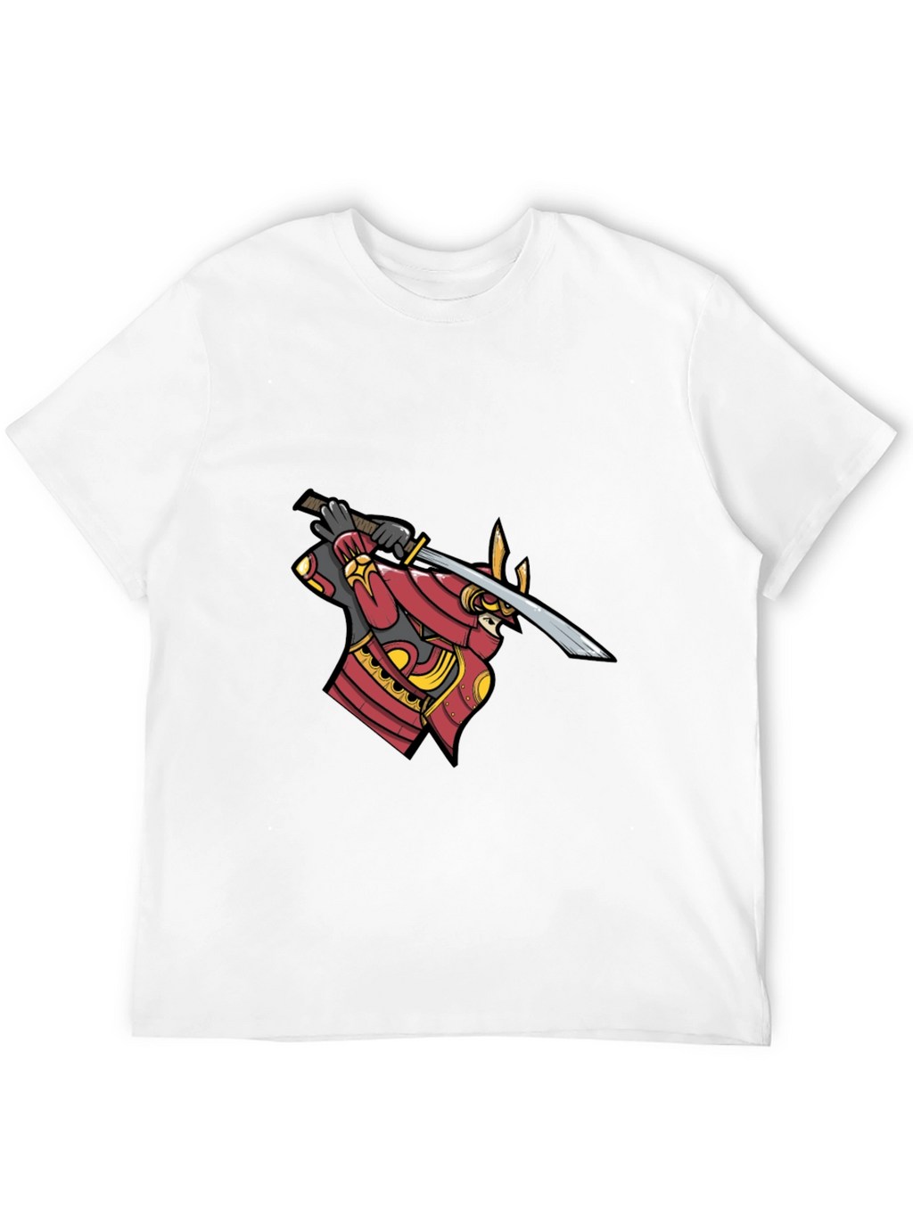 Samurai Warrior Graphic Black T-Shirt