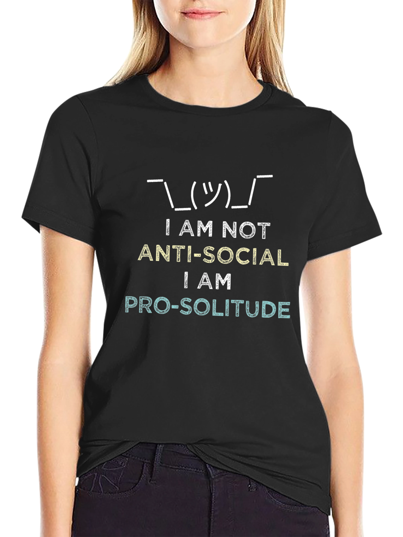 Anti-Social / Pro-Solitude Graphic T-Shirt