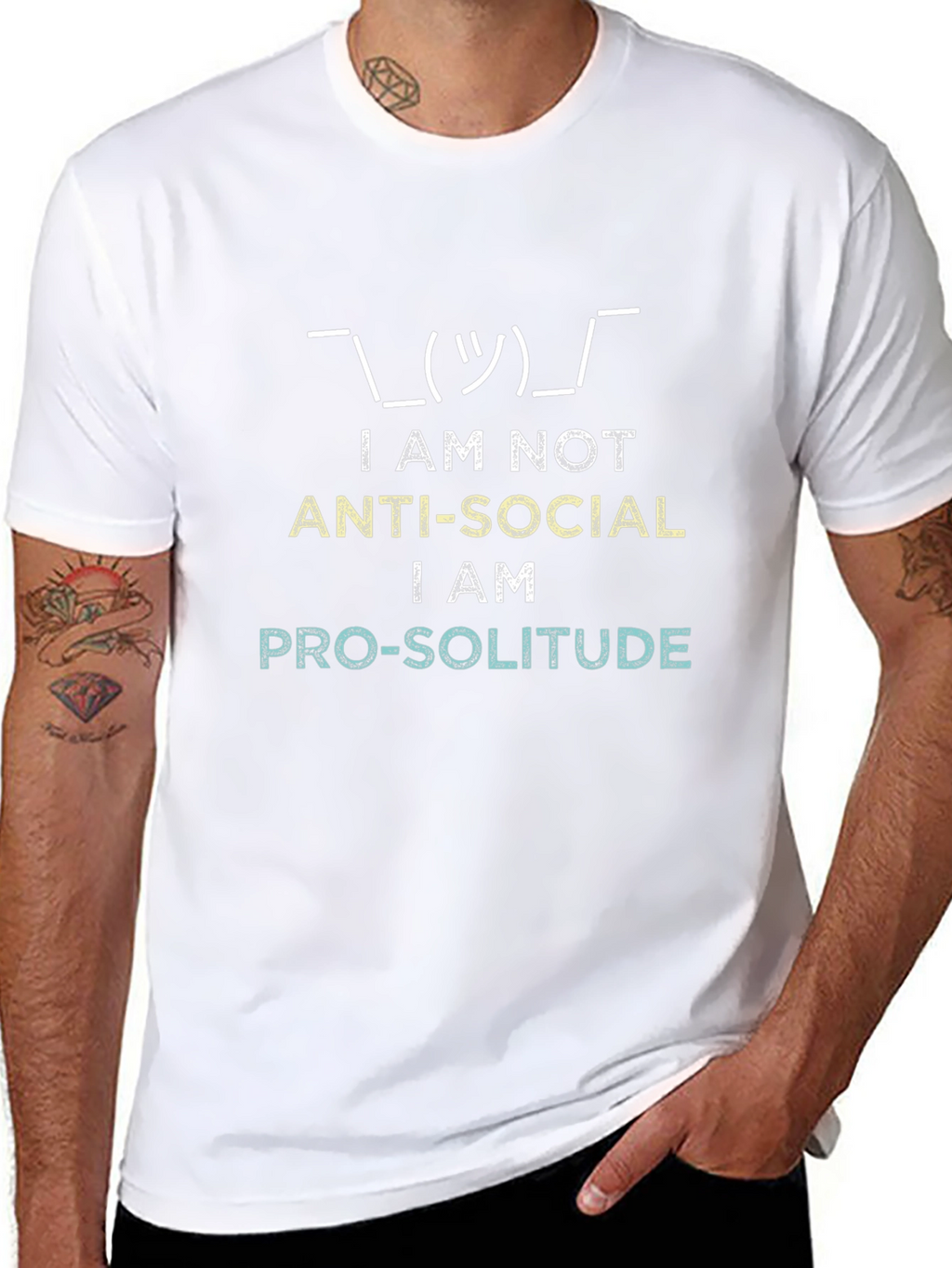 Anti-Social / Pro-Solitude Graphic T-Shirt