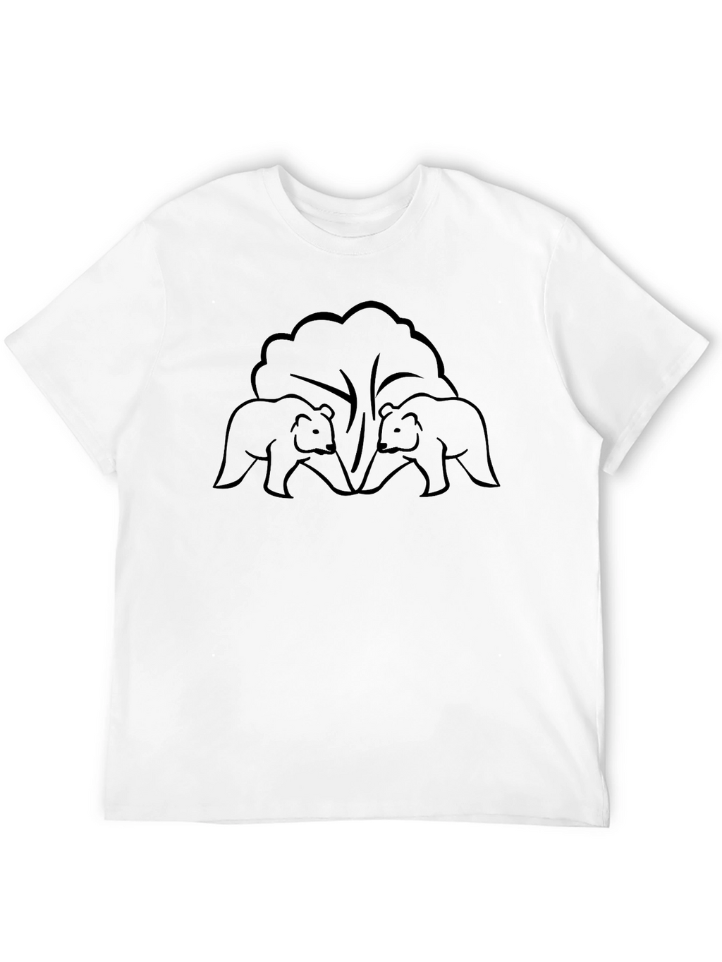Bear Silhouette T-Shirt - Classic Black Tee