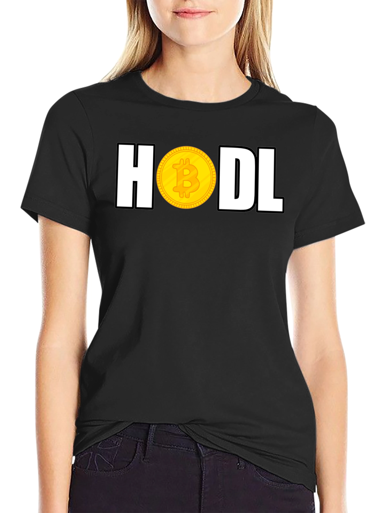 HODL Bitcoin T-Shirt Crypto Currency Tee