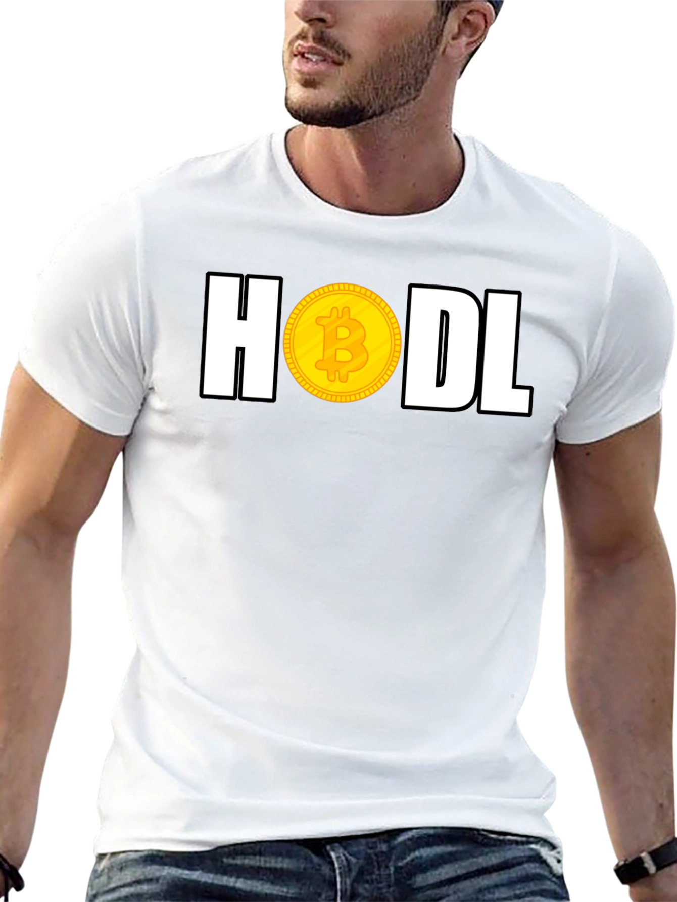 HODL Bitcoin T-Shirt Crypto Currency Tee