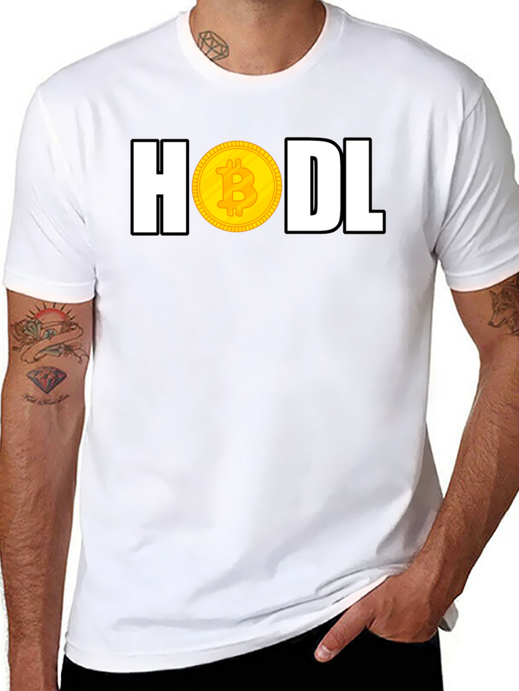 HODL Bitcoin T-Shirt Crypto Currency Tee
