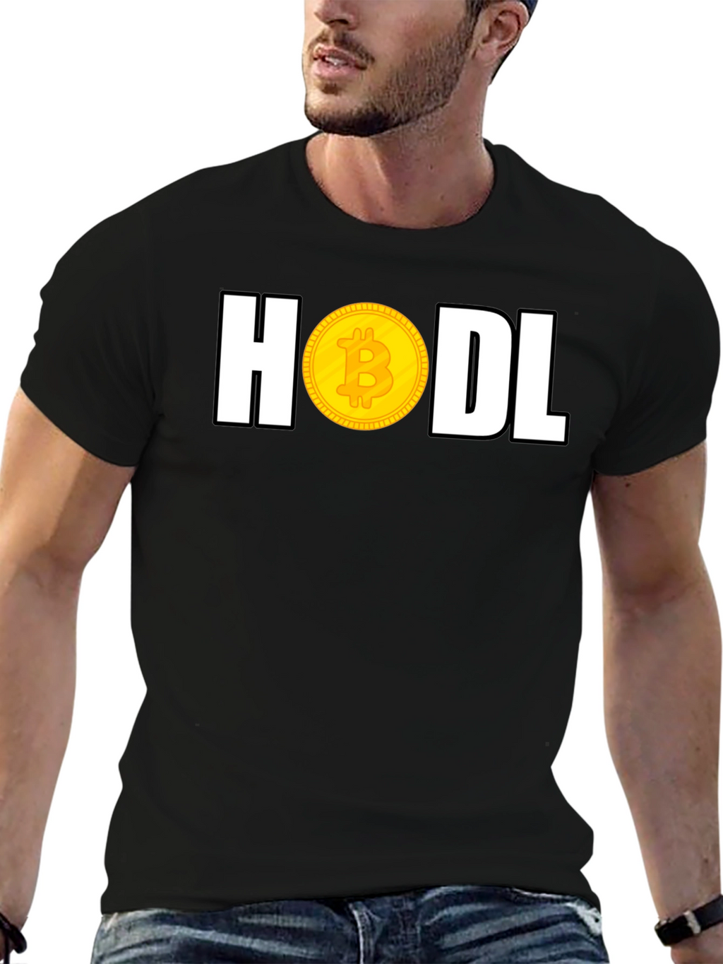 HODL Bitcoin T-Shirt Crypto Currency Tee