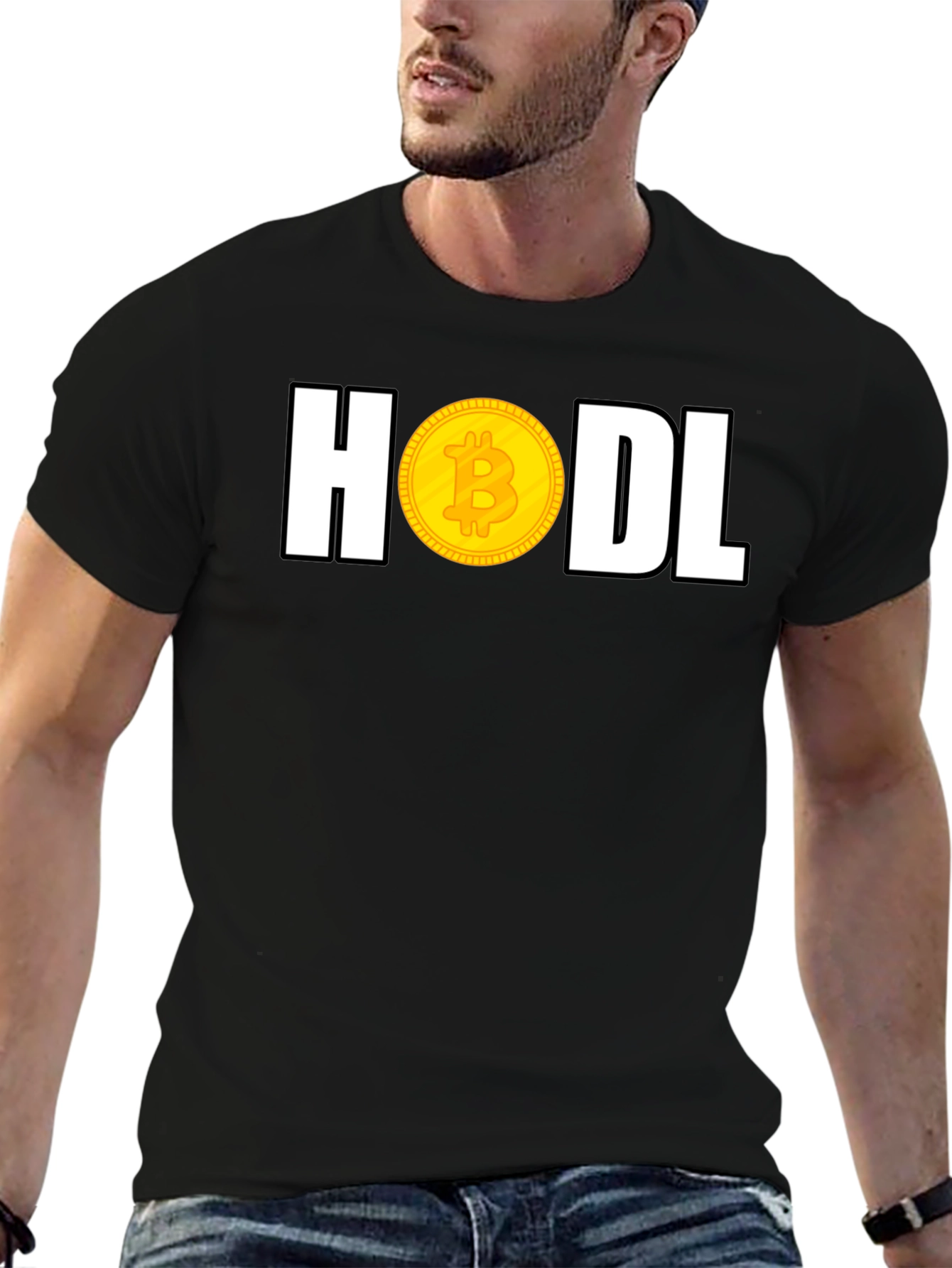 HODL Bitcoin T-Shirt Crypto Currency Tee
