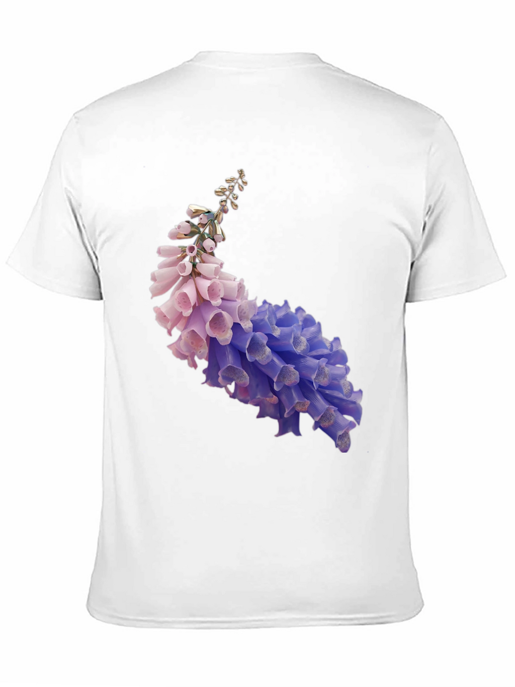 Floral Print T-Shirt - Stylish Black Tee