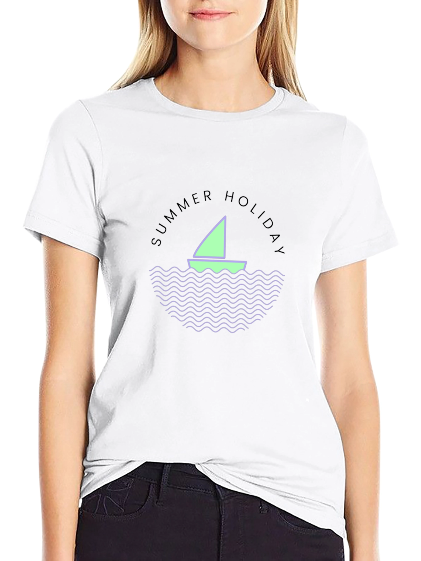 Summer Holiday Boat T-Shirt