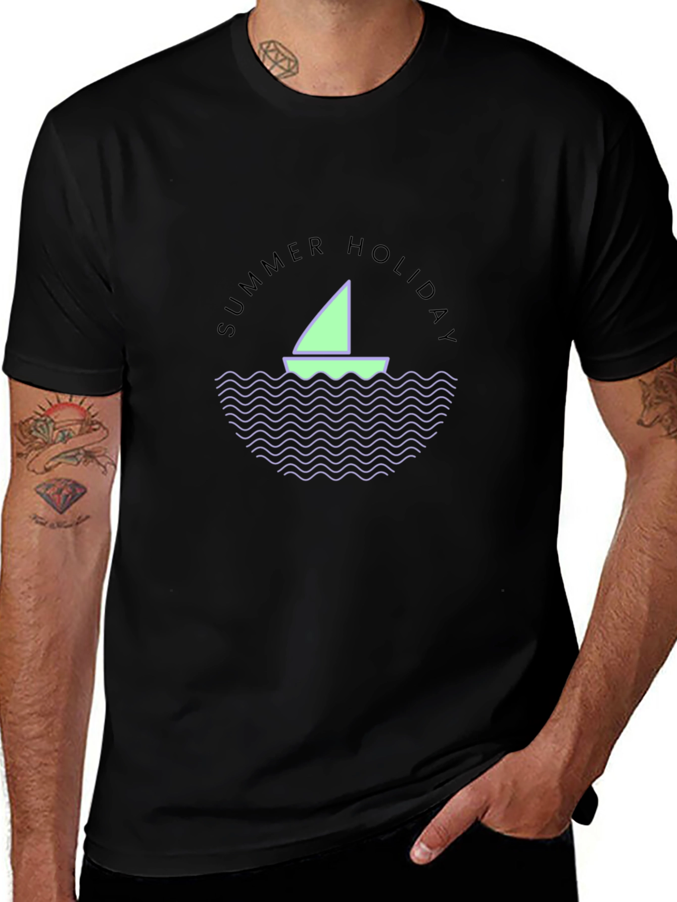 Summer Holiday Boat T-Shirt
