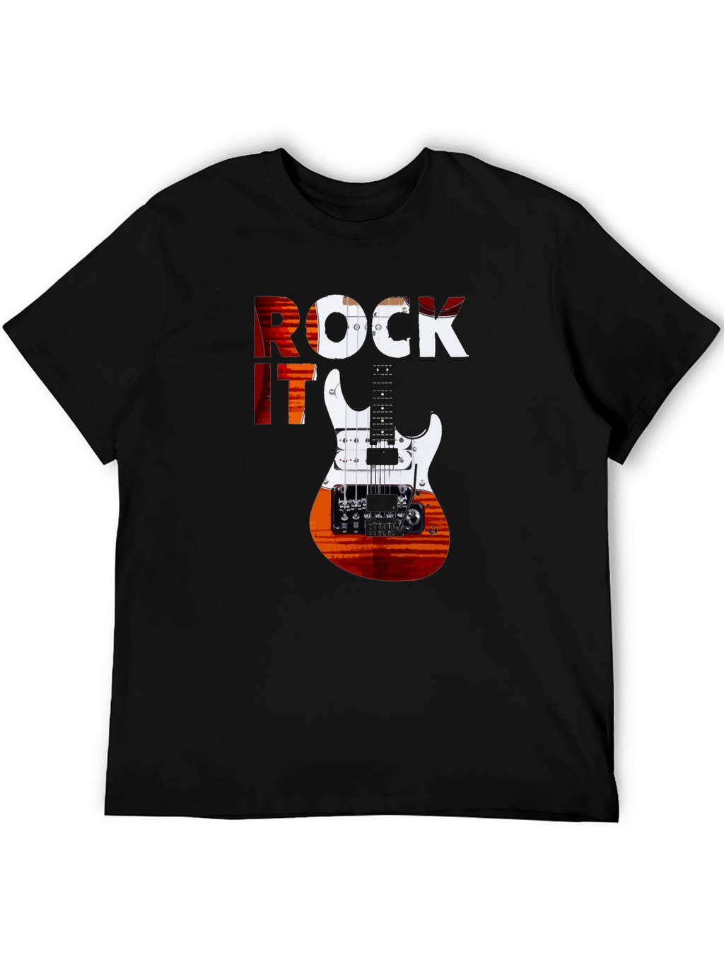 Rock It Guitar Graphic T-Shirt