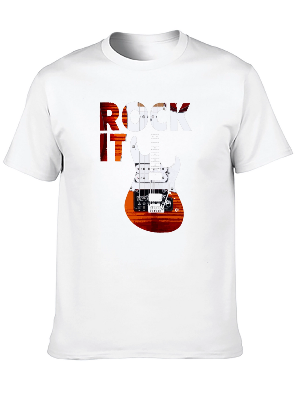 Rock It Guitar Graphic T-Shirt