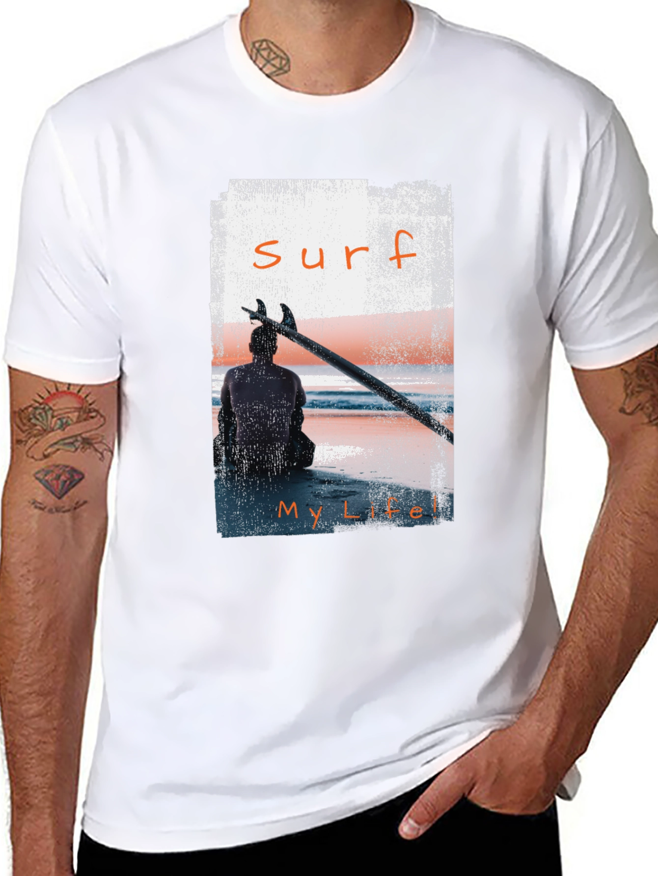 Surf My Life Mens T-Shirt