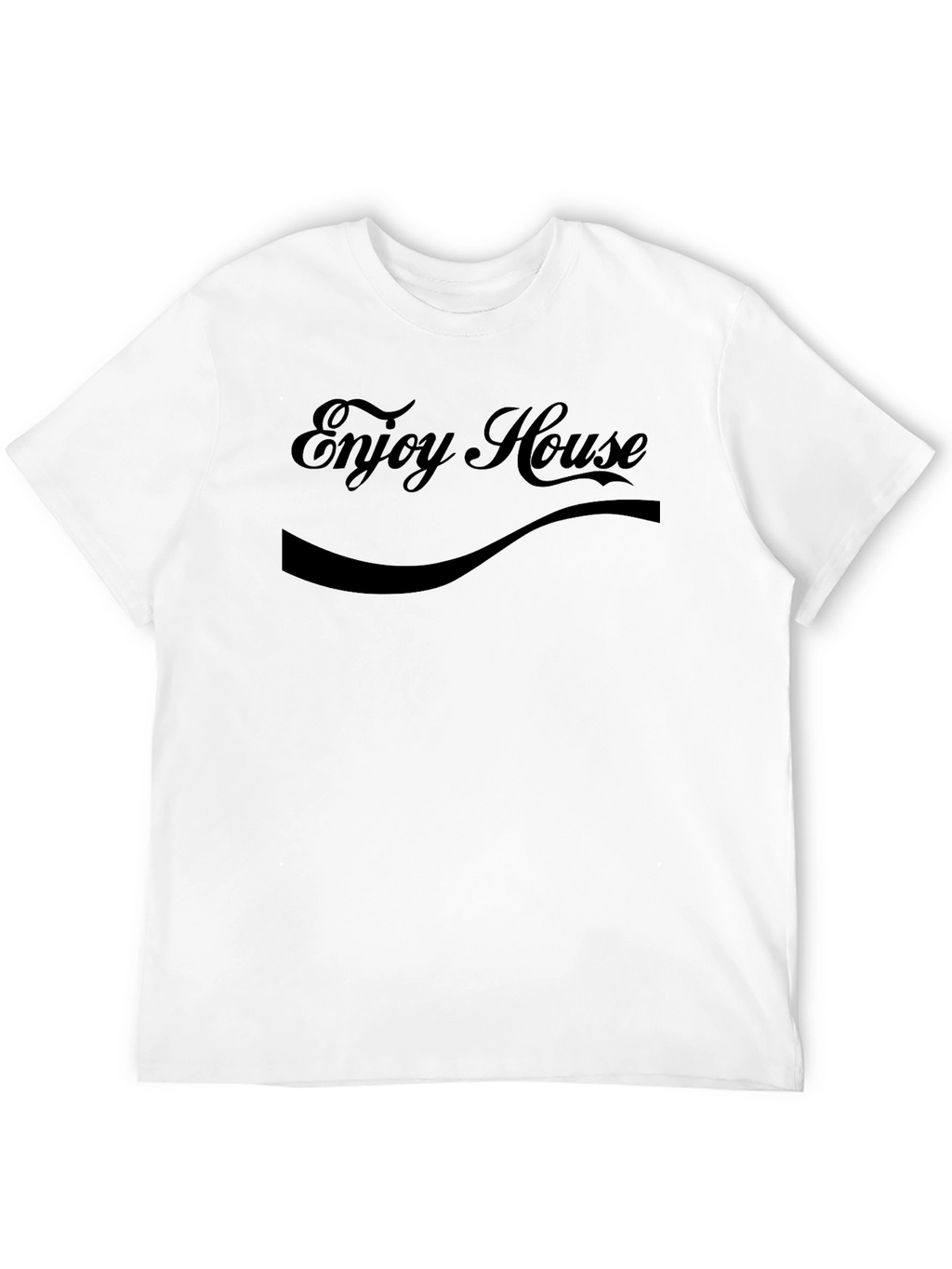 Enjoy House Black Graphic Tee