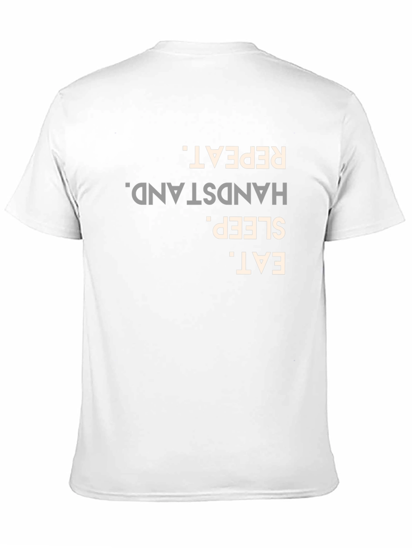 Eat. Sleep. Handstand. Repeat. Black T-Shirt