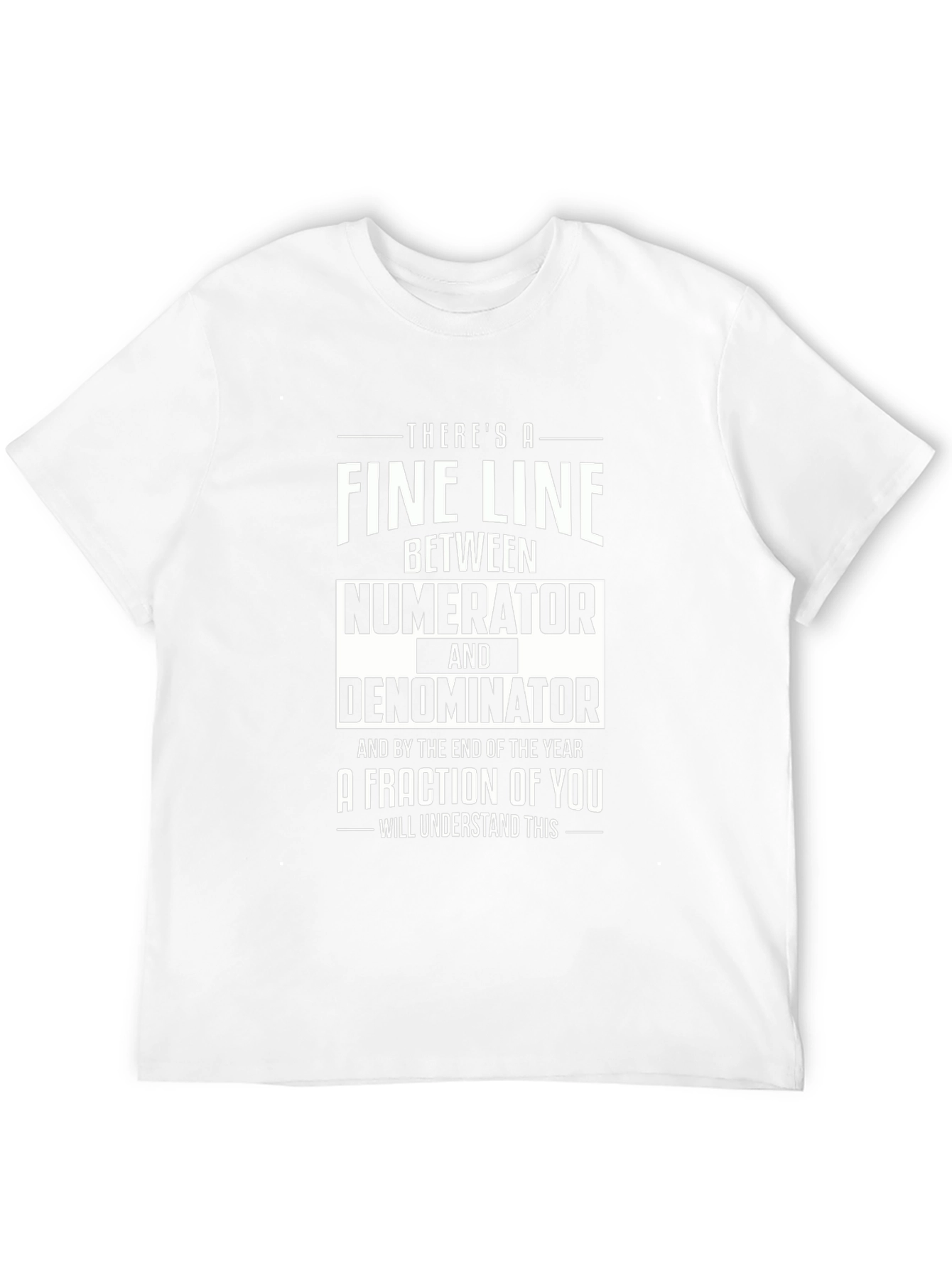 Fine Line Numerator & Denominator Graphic Tee