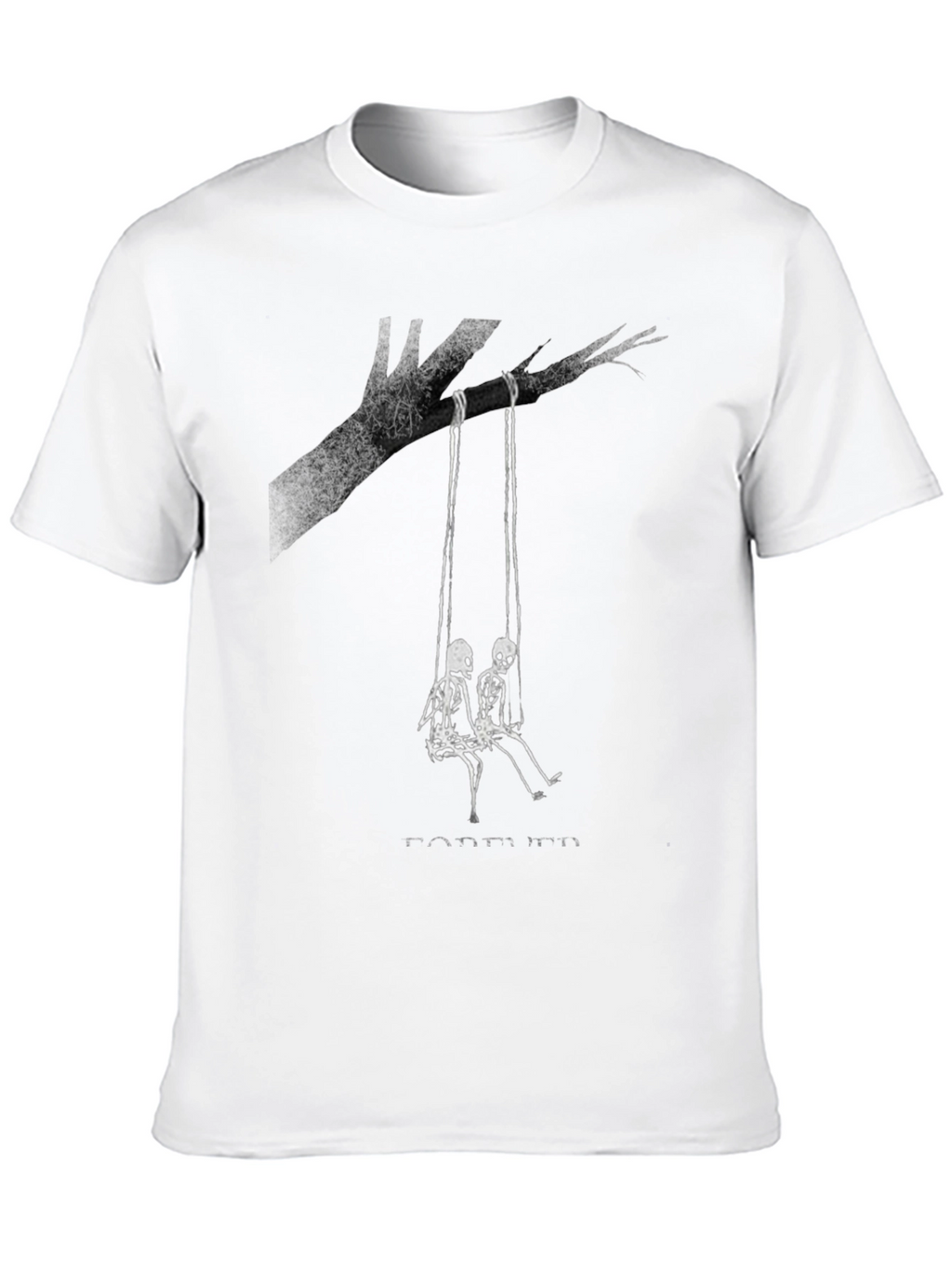 Forever Together Skeleton Swing Graphic T-Shirt