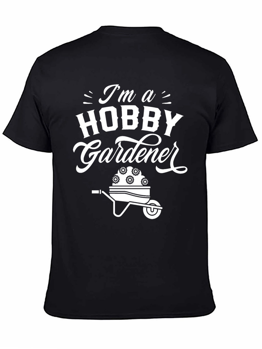 Hobby Gardener Graphic Tee - Black Cotton T-Shirt