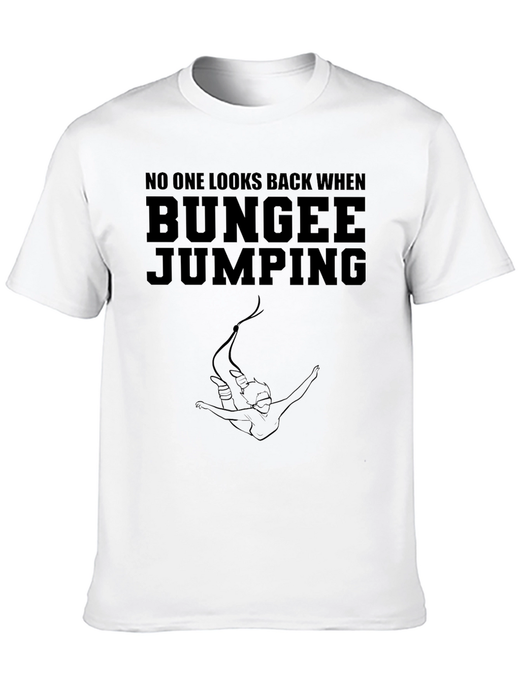 Bungee Jumping Graphic Tee - Adventurous Style