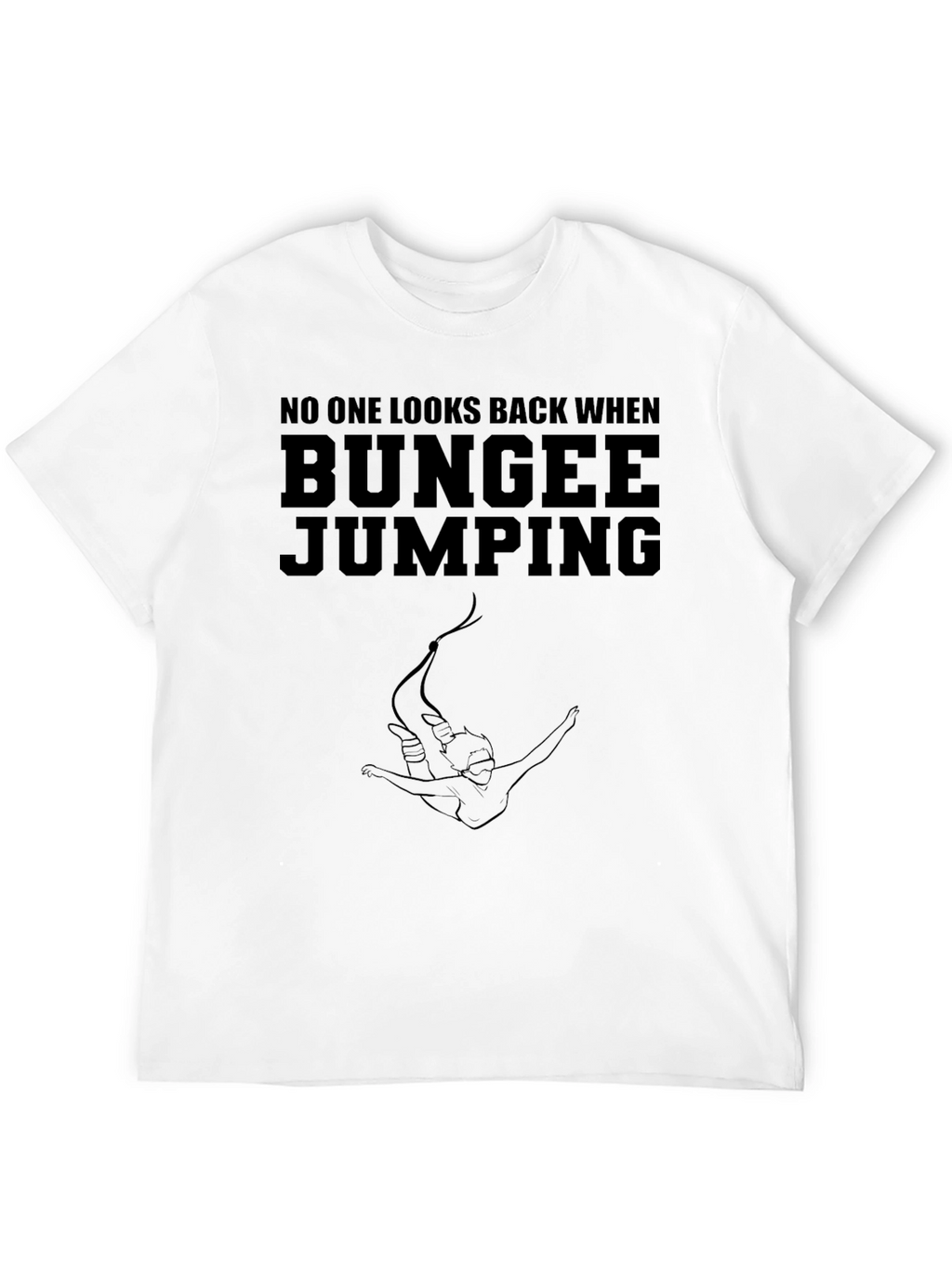 Bungee Jumping Graphic Tee - Adventurous Style