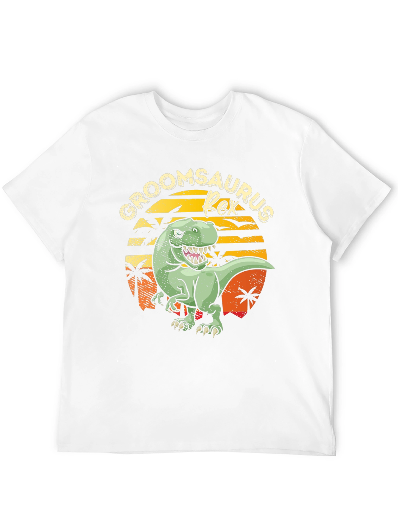 Groomsaurus Rex Funny Groom Wedding Party T-Shirt