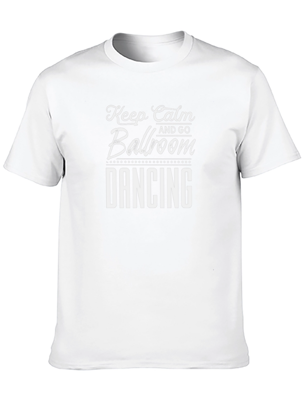 Keep Calm Ballroom Dancing Black T-Shirt